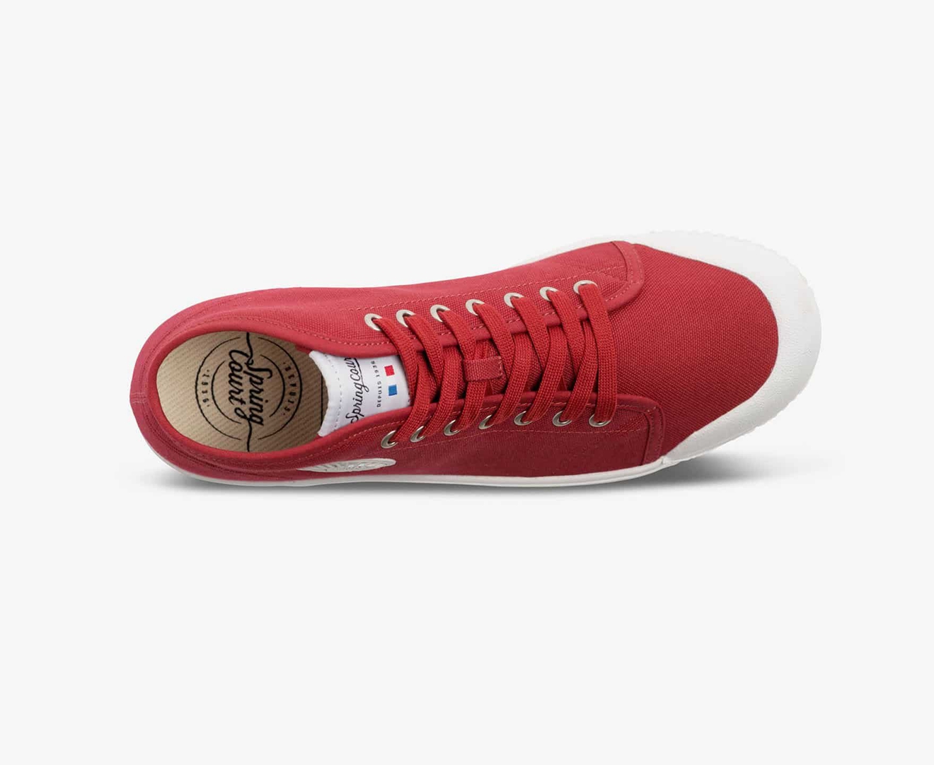 Spring Court B2 CANVAS Men's Trainers Red | South Africa-48MUFERTG